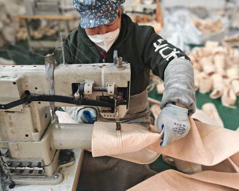 氟美斯滤袋制作现场